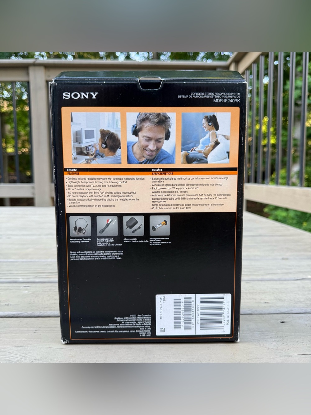 NIB Sony MDR-IF240RK Wireless Headphone System - Picture 4 of 10